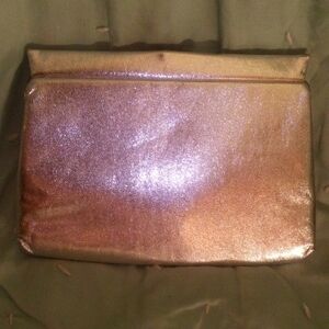 Gold Metallic Clutch